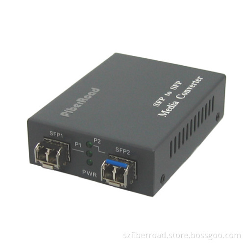 1.25g SFP to SFP Fiber Media Converter, Fiber Optic Converter